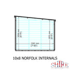 Norfolk SD Shiplap Style A Garden Shed | Single Door Shiplap Timber Garden Shed