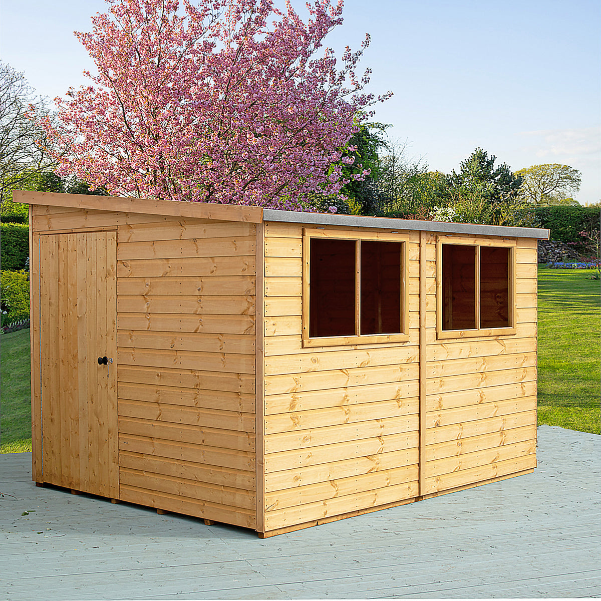 Norfolk SD Shiplap Style A Garden Shed | Single Door Shiplap Timber Garden Shed