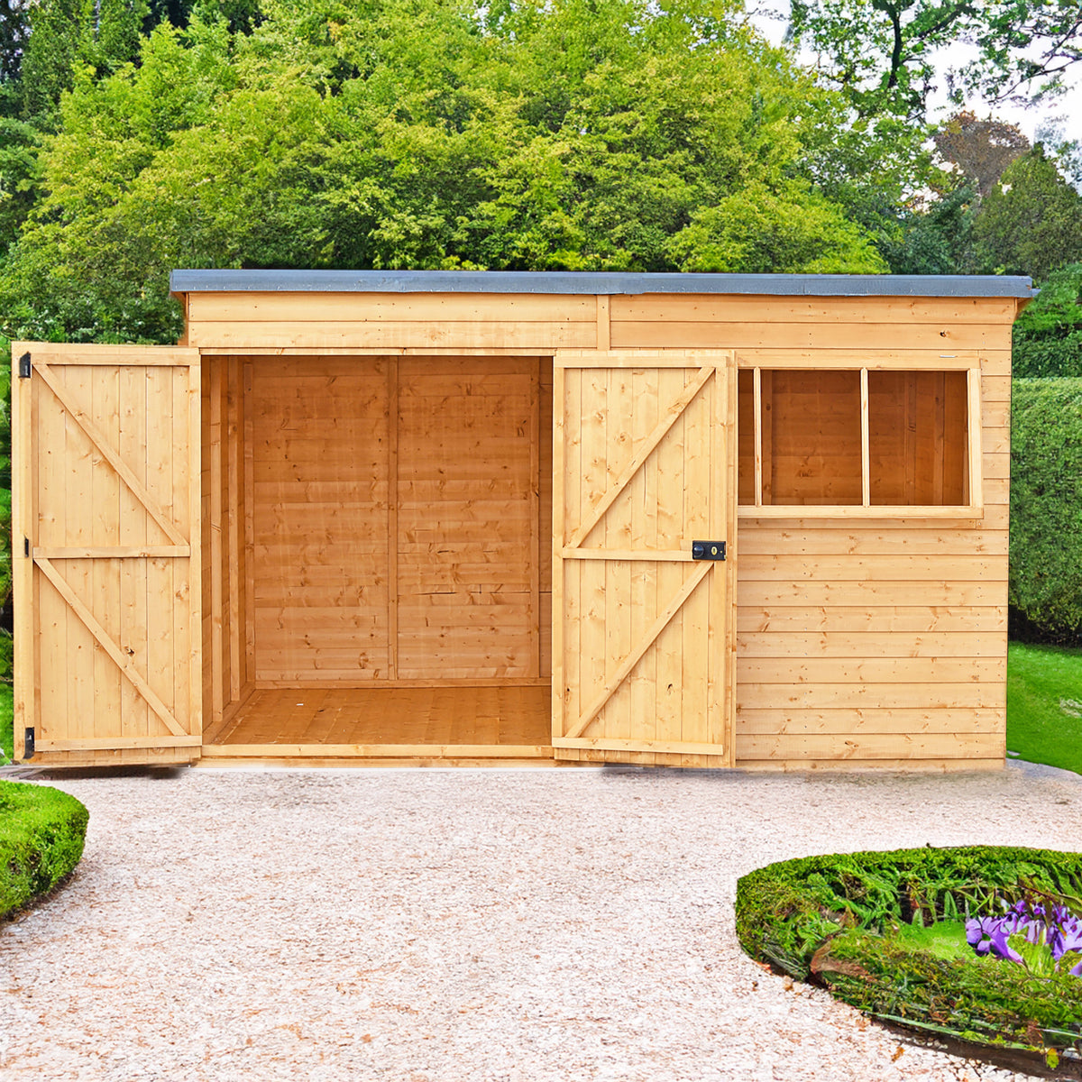 Norfolk DD Shiplap Garden Shed | 12x8 Timber Garden Shed