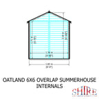Oatland Overlap Garden Shed | 6x6 Timber Garden Shed