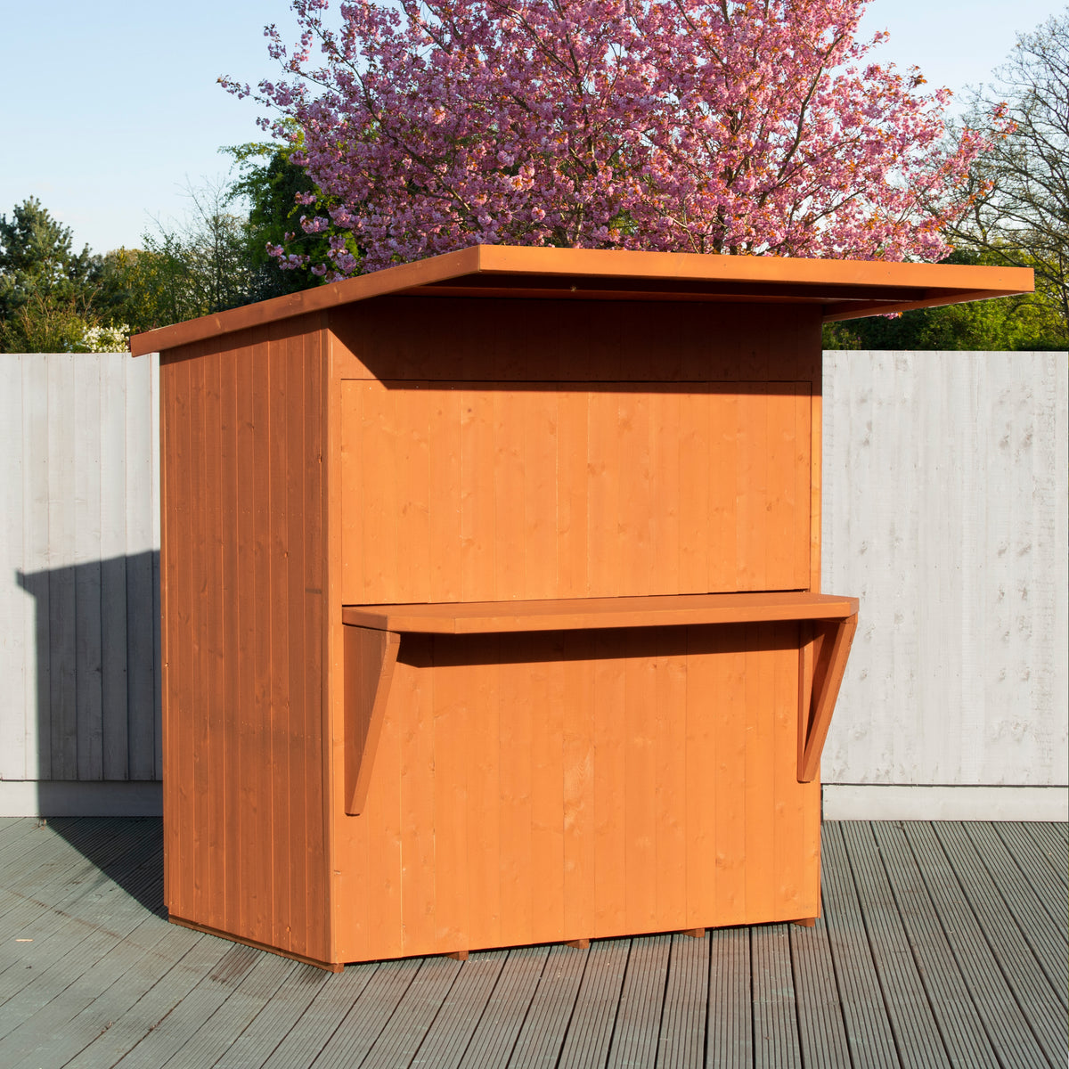 Bar Pent | 6x4 Timber Garden Bar with Convertible Store