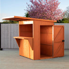 Bar Pent | 6x4 Timber Garden Bar with Convertible Store