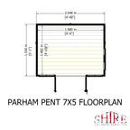 Parham Pent Summerhouse | Shiplap Timber Summerhouse