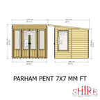 Parham Pent Summerhouse | Shiplap Timber Summerhouse