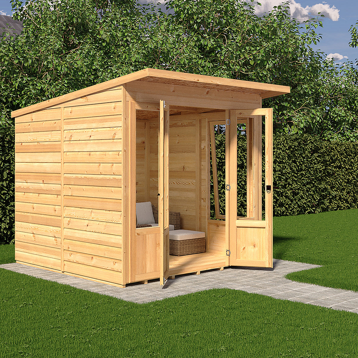 Parham Pent Summerhouse | Shiplap Timber Summerhouse