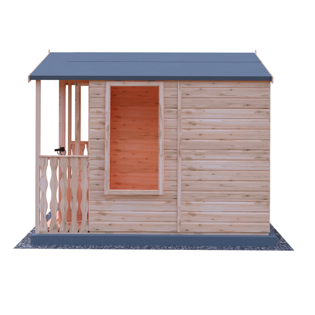 Parham & Verandah Summerhouse | 7 x 10 Shiplap Timber Summerhouse