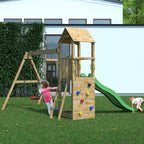 Sky High Hideout (Flappi) Play Centre | 3x43 Timber Play Centre