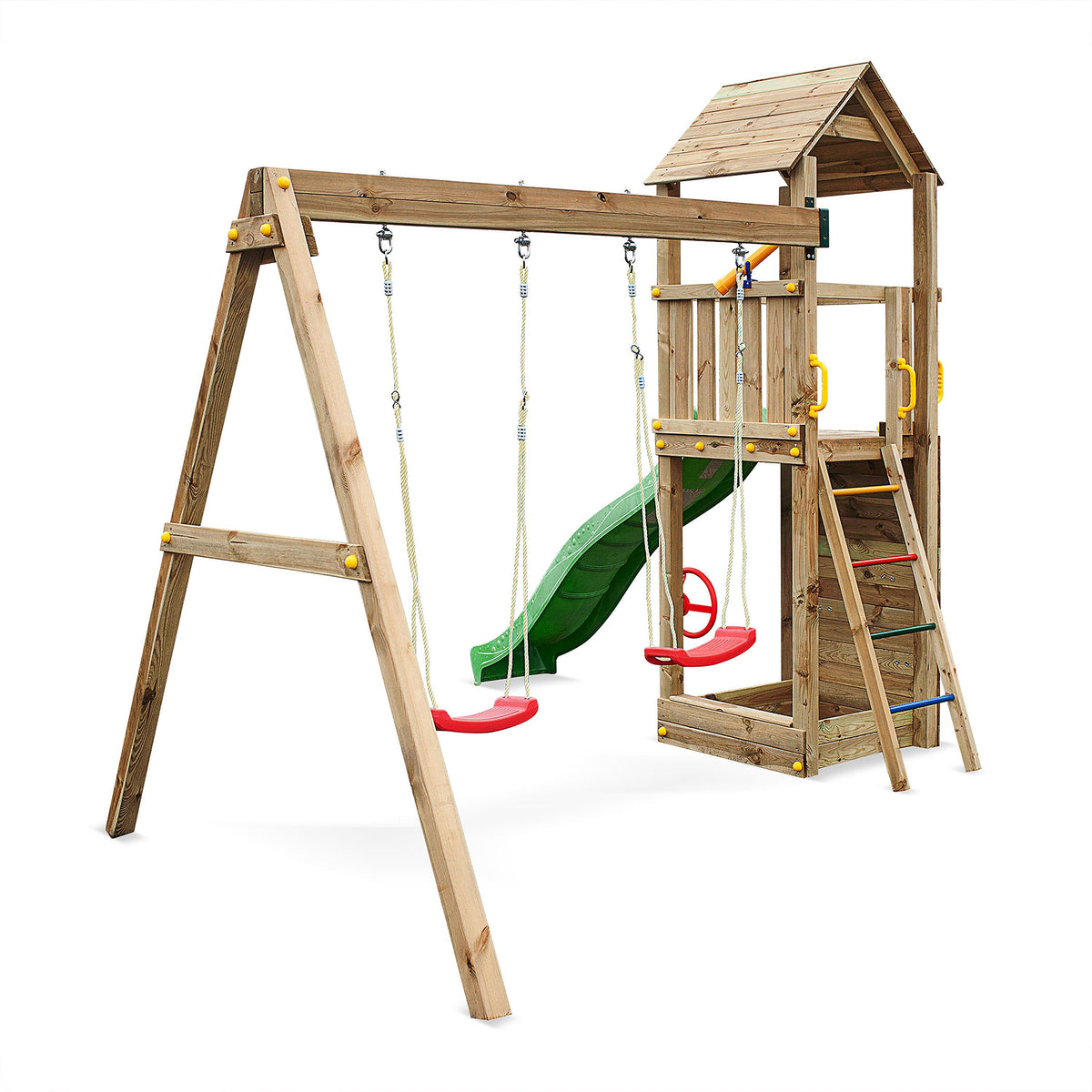 Sky High Hideout (Flappi) Play Centre | 3x43 Timber Play Centre