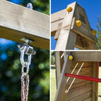 Sky High Hideout (Flappi) Play Centre | 3x43 Timber Play Centre