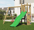 Shire Rumble Ridge Play Fort with Rock Wall & Double Swing