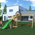 Treehouse Play Fort | Children's Raised Timber Playhouse