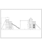 Treehouse Play Fort | Children's Raised Timber Playhouse