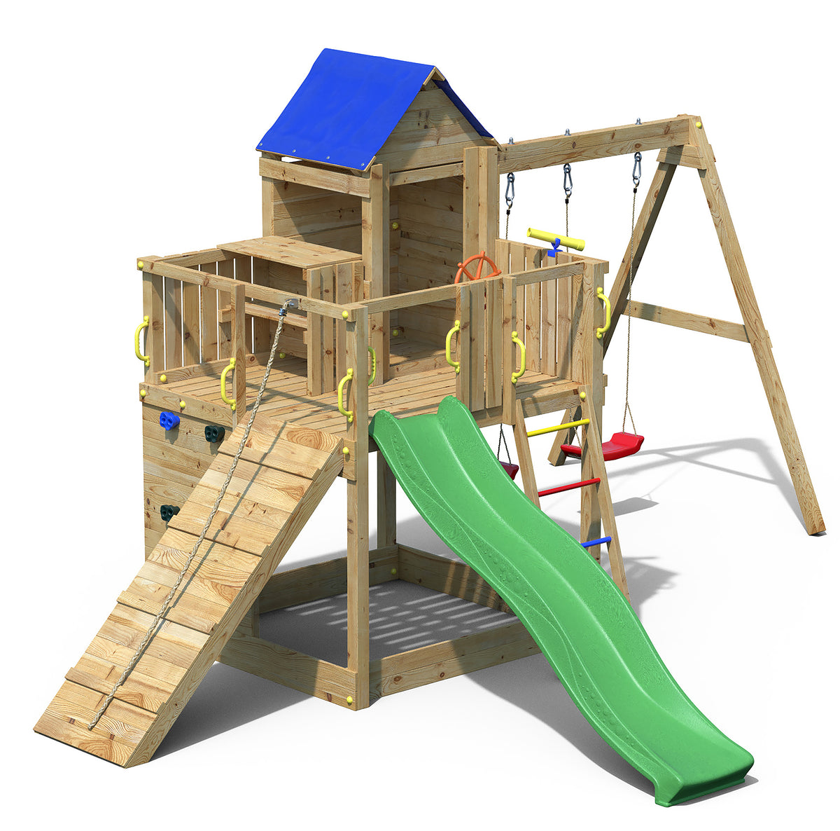 Treehouse Play Fort | Children's Raised Timber Playhouse