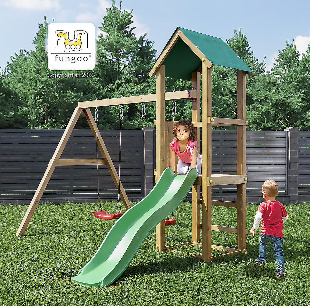 The Glide & Ride (Lucas) Play Centre | 5x13 Timber Play Centre