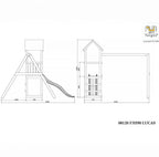 The Glide & Ride (Lucas) Play Centre | 5x13 Timber Play Centre