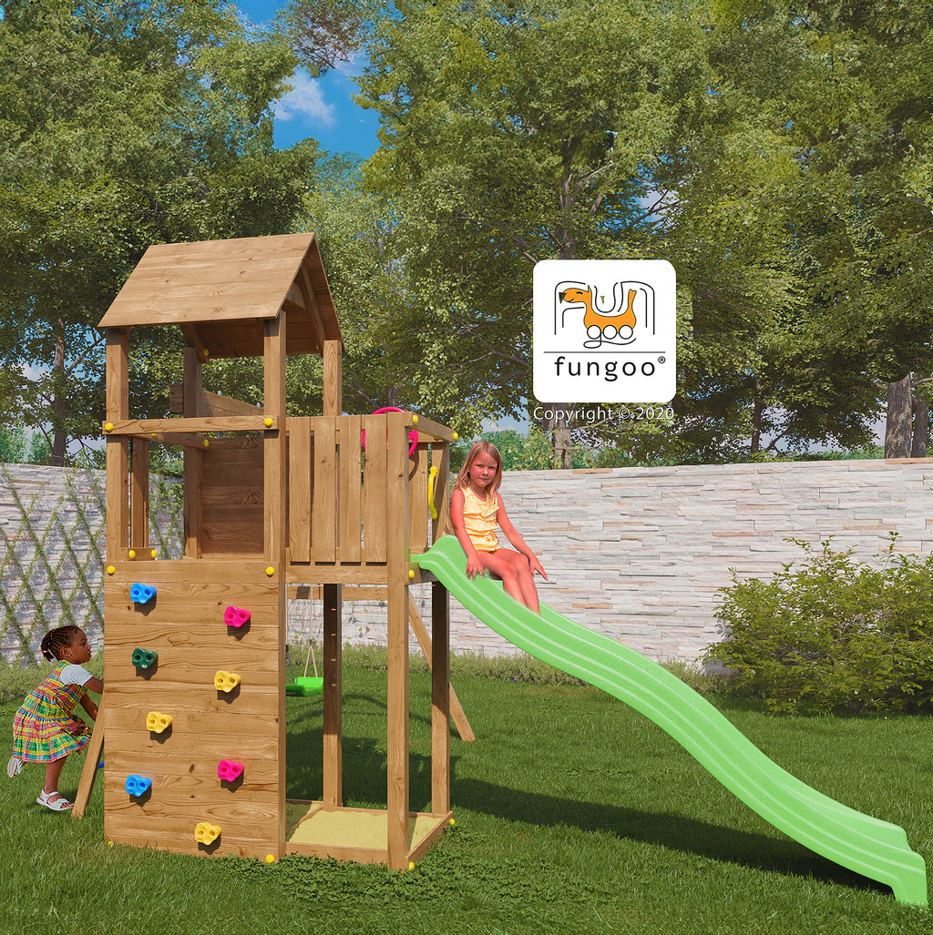 Boomer Play Fort | Children's Timber Climbing Frame