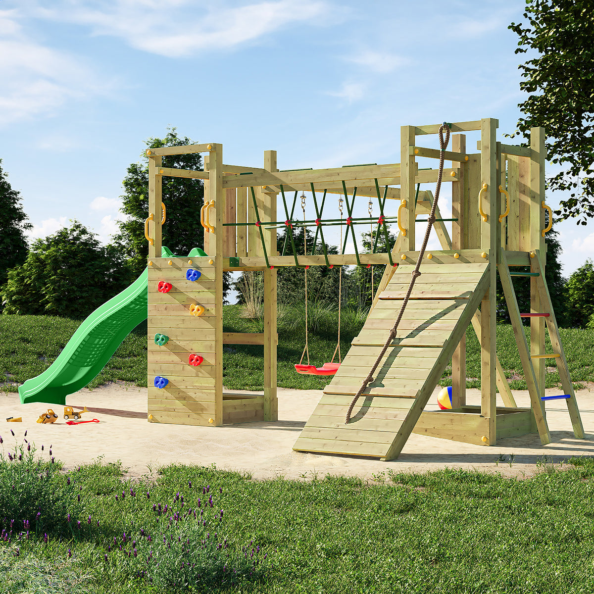 Maxi Fun Play Centre | 8x30 Timber Play Centre