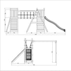 Maxi Fun Play Centre | 8x30 Timber Play Centre