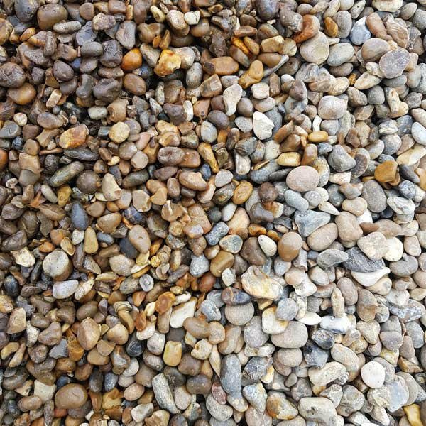 Pearl Grey Gravel | 20mm Rounded Grey & Cream Decorative Stone