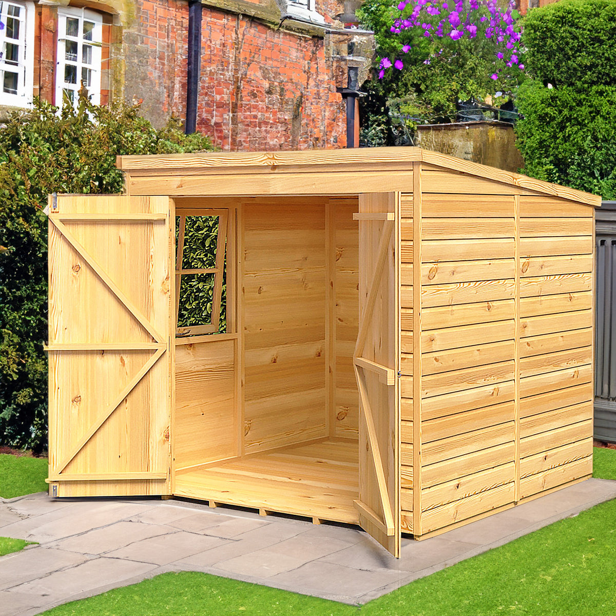 Pent DD Garden Shed | Shiplap Timber Garden Shed