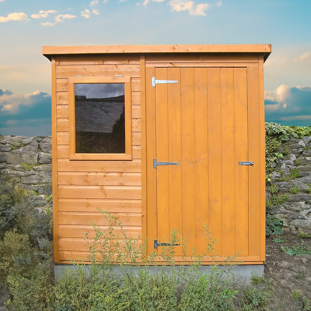 Pent Garden Shed | 6 x 4 Shiplap Timber Garden Shed