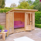 Peony Pent Summerhouse 8x6 – Shire timber summerhouse