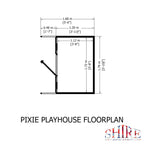Pixie Playhouse | 6x4 Shiplap Timber Playhouse