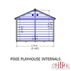 Pixie Playhouse | 6x4 Shiplap Timber Playhouse