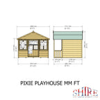Pixie Playhouse | 6x4 Shiplap Timber Playhouse