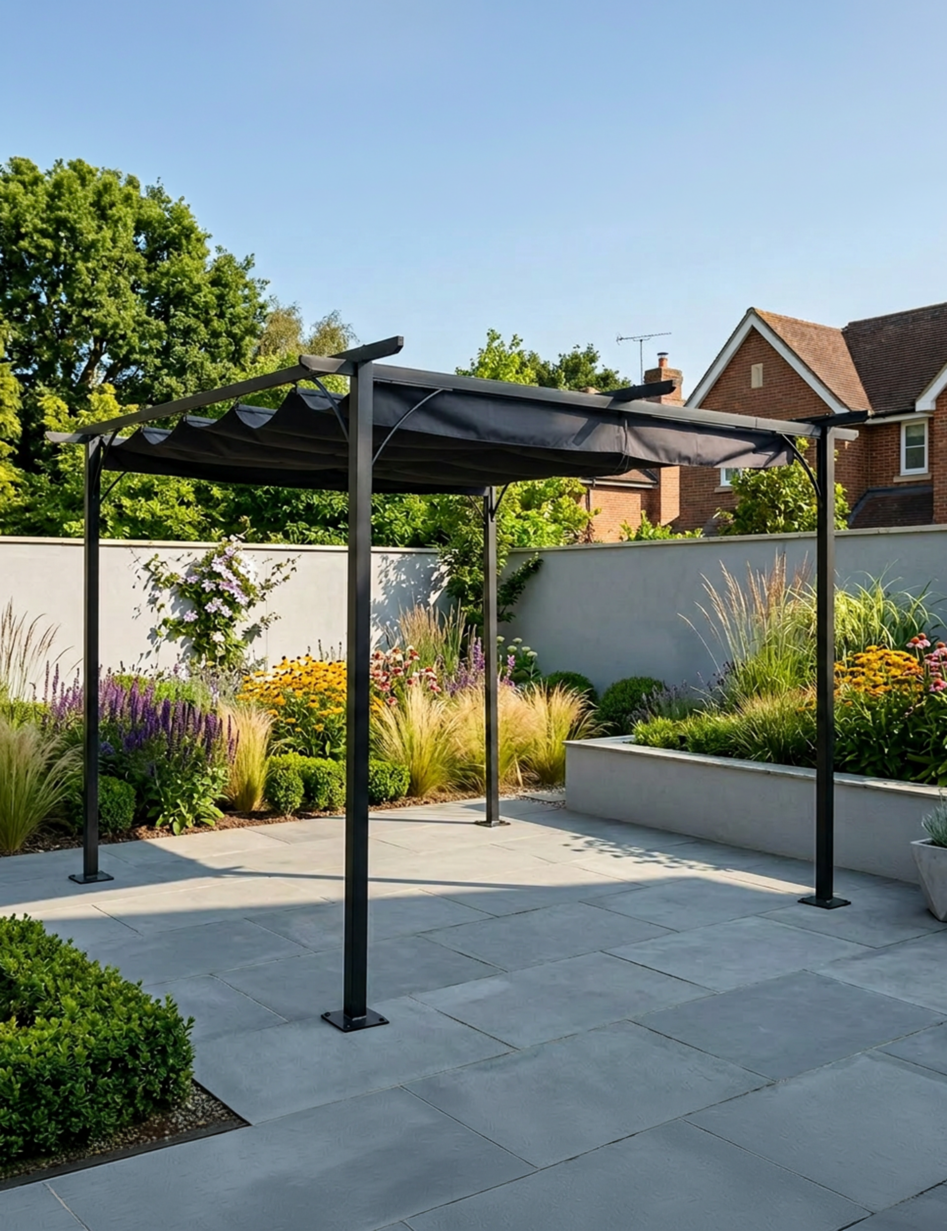 Prague Pergola Gazebo 3.5m x 3.5m
