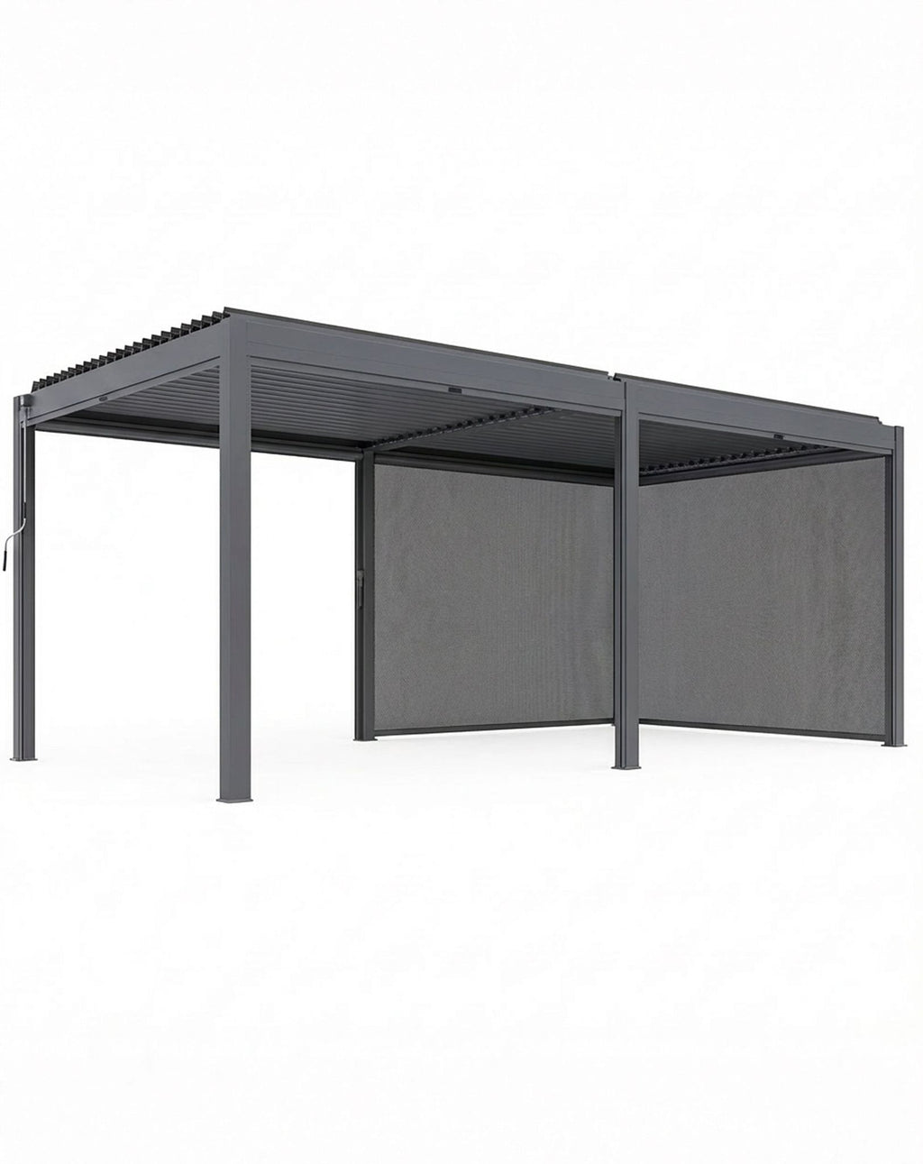 Luxe 6x3m Pergola with Solar Lighting System and Voice Control