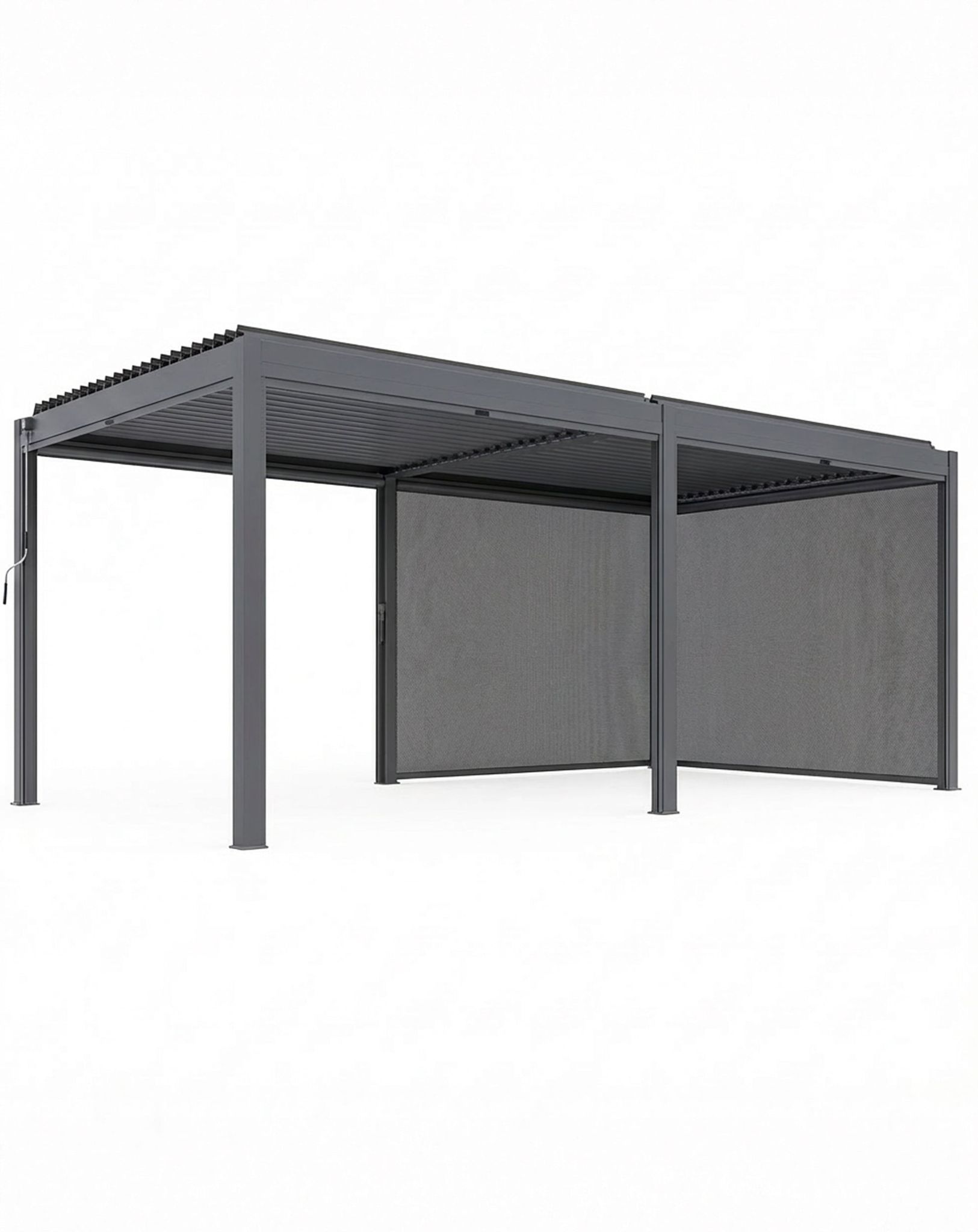 Luxe 6x3m Pergola with Solar Lighting System and Voice Control