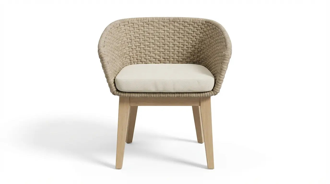 Royalcraft Roma 2 Seater Round Garden Bistro Set with Eden Dawn Chairs | FSC Acacia