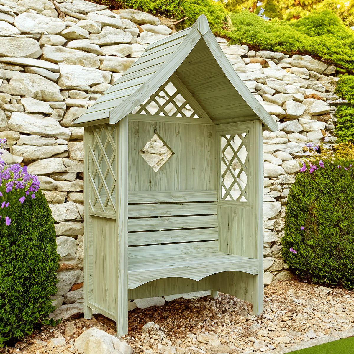 Rose Garden Arbour | Pressure Treated Timber Garden Arbour