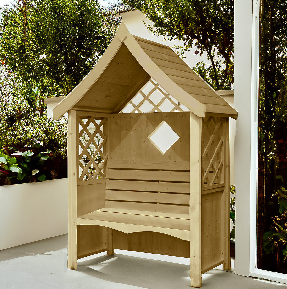 Rose Garden Arbour | Pressure Treated Timber Garden Arbour