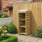 BinBreeze 3-Bay Recycling Store | Pressure Treated Timber Recycling Box Storage