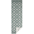 Malibu Indoor Outdoor Rug | Green Diamond Reversible | Runner & Rectangular
