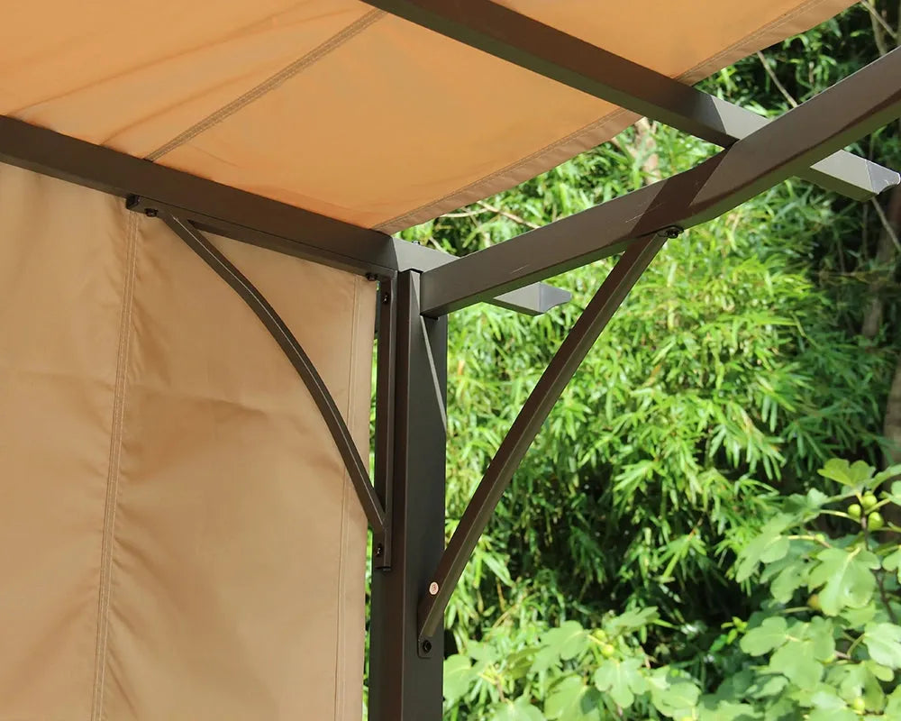 San Remo Pergola Gazebo - Mocha