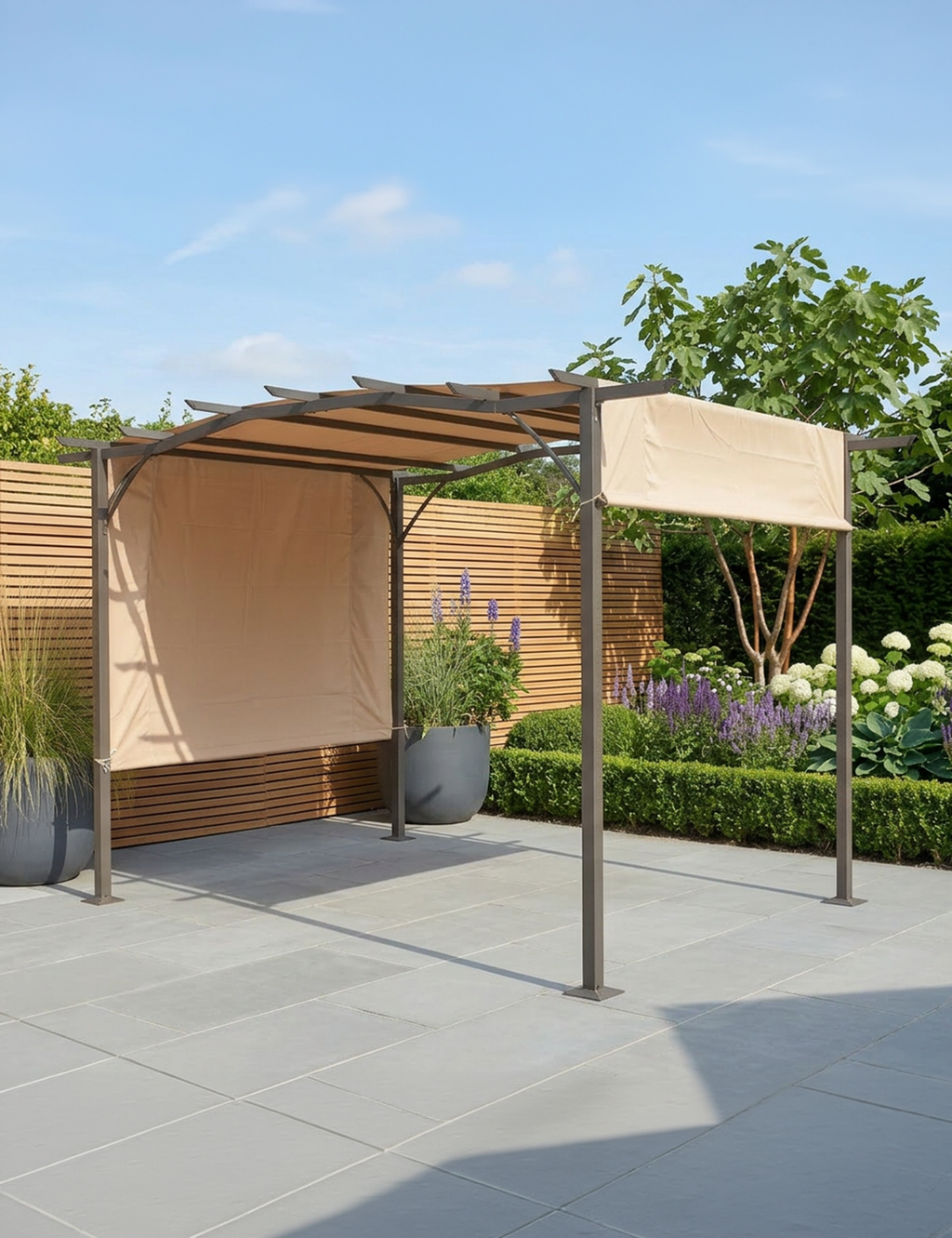 San Remo Pergola Gazebo in Mocha