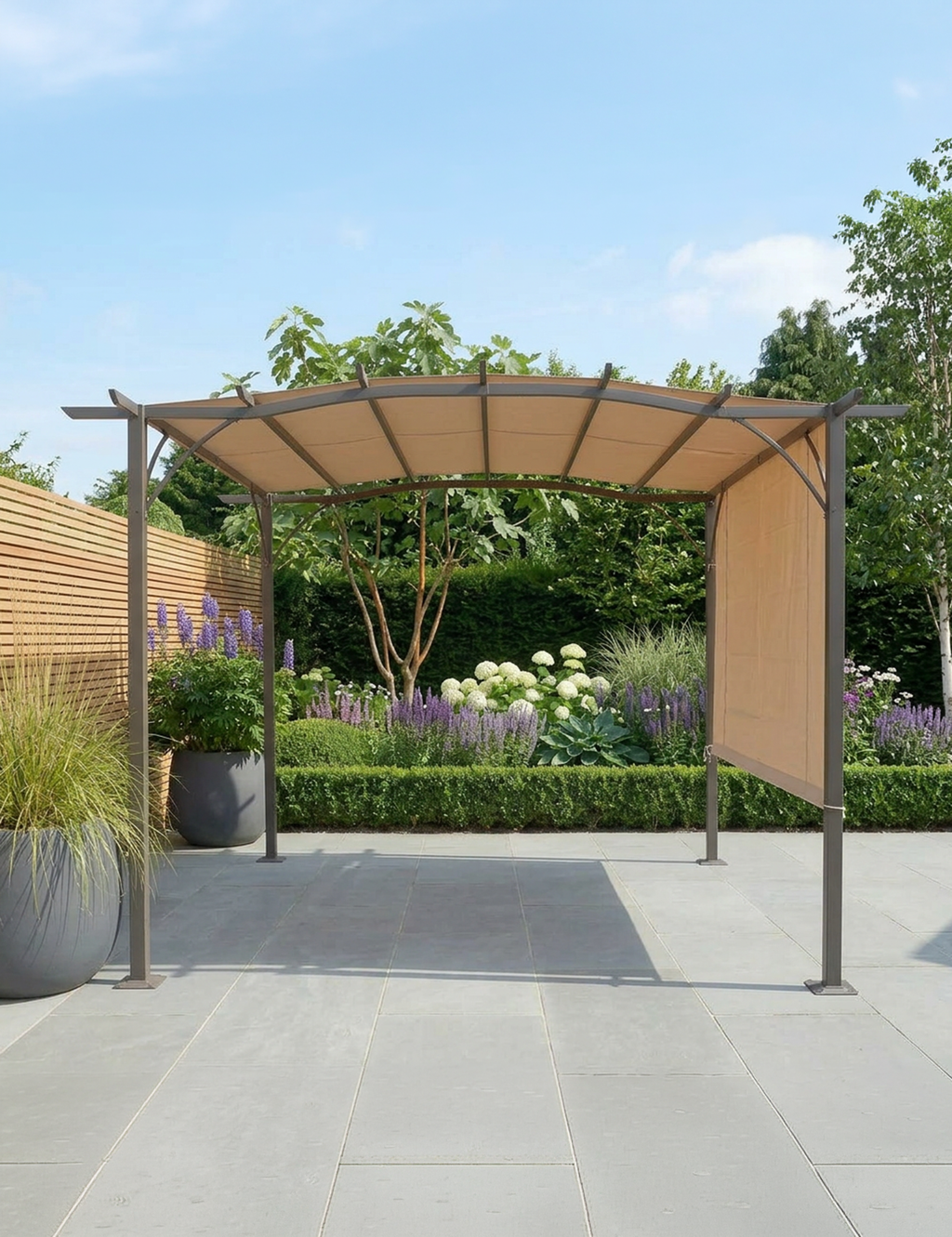 San Remo Pergola Gazebo - Mocha