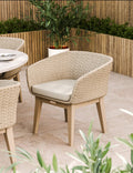 Royalcraft Eden Dawn Garden Dining Chair Set of 2 in FSC acacia