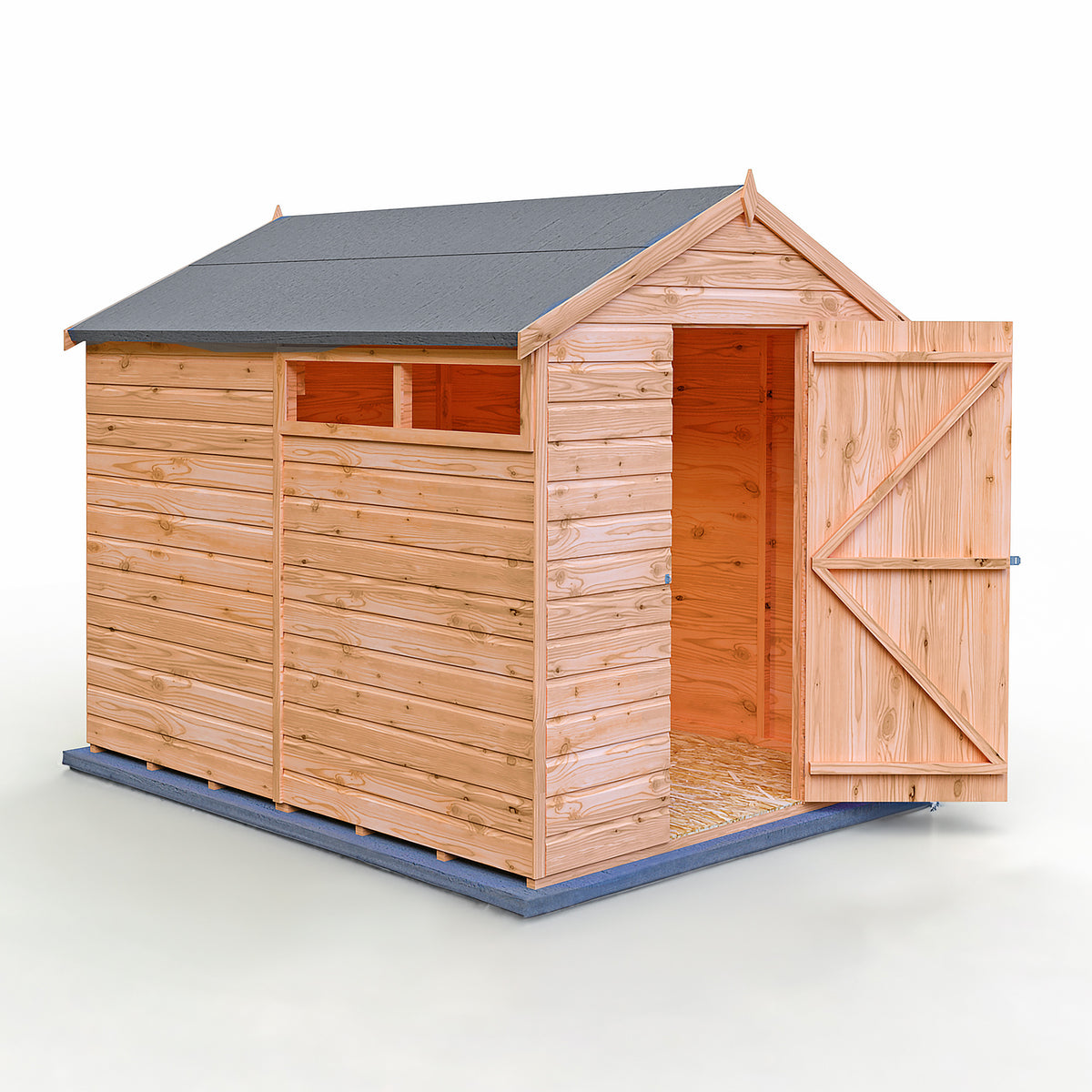 Sherburn SD Garden Shed | 8 x 6 Shiplap Timber Garden Shed