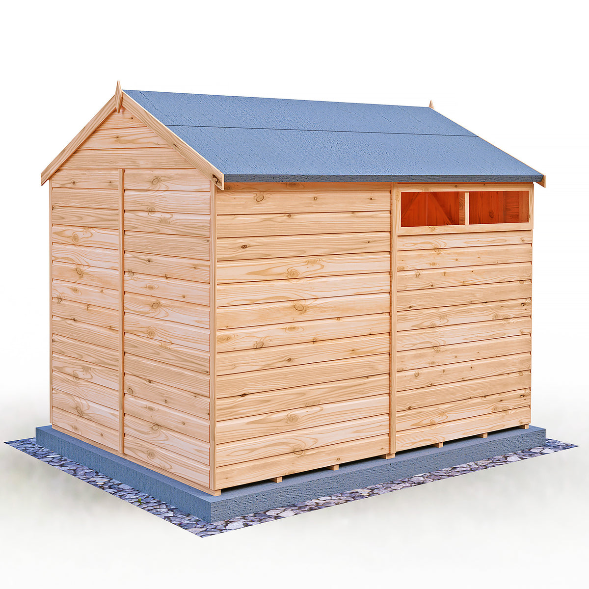 Sherburn SD Garden Shed | 8 x 6 Shiplap Timber Garden Shed