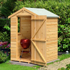 Shetland Shiplap Apex Garden Shed | Single Door Apex Timber Garden Shed
