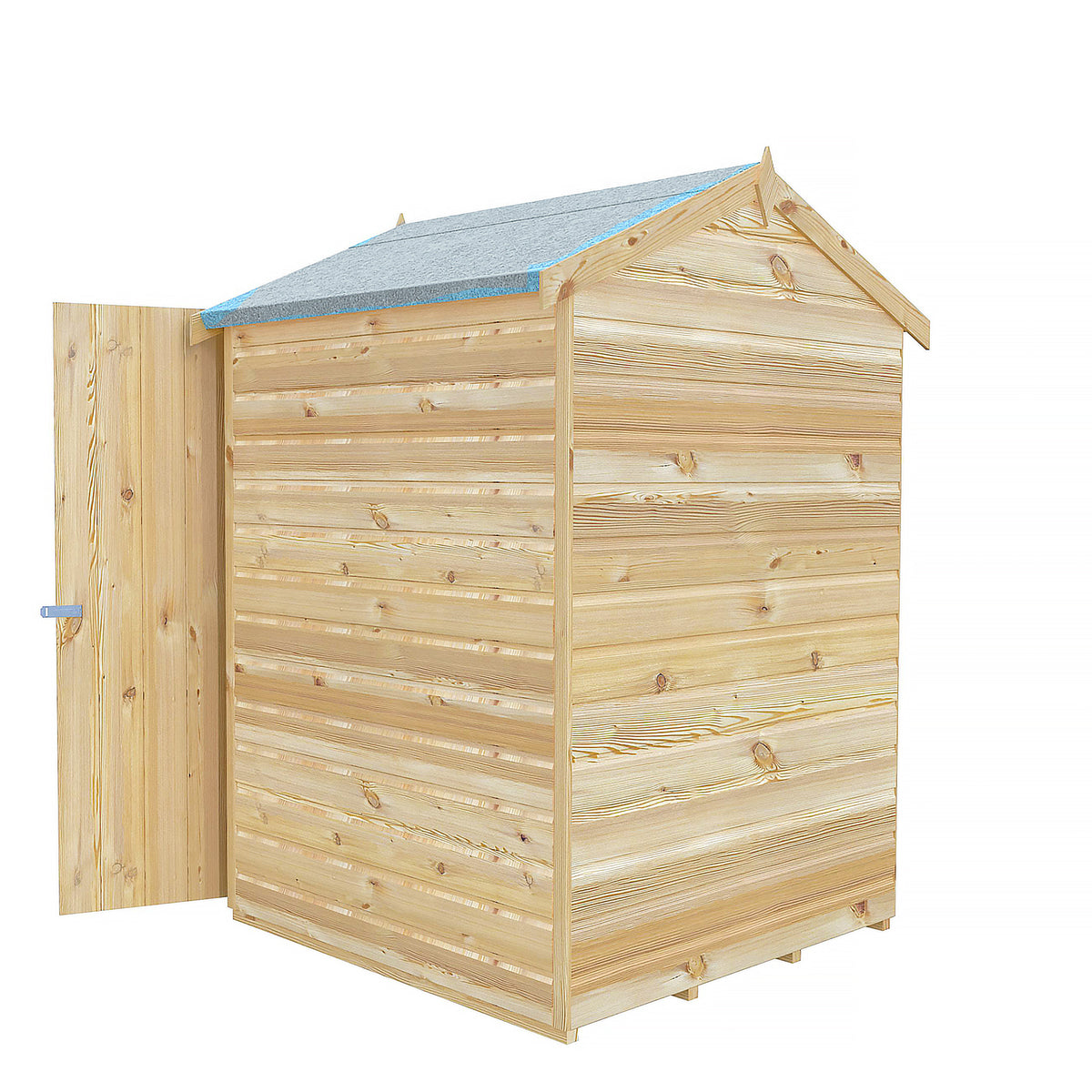 Shetland Shiplap Apex Garden Shed | Single Door Apex Timber Garden Shed
