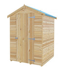 Shetland Shiplap Apex Garden Shed | Single Door Apex Timber Garden Shed