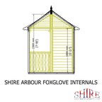 Shire Arbour | 7x6 Pressure Treated Timber Garden Arbour