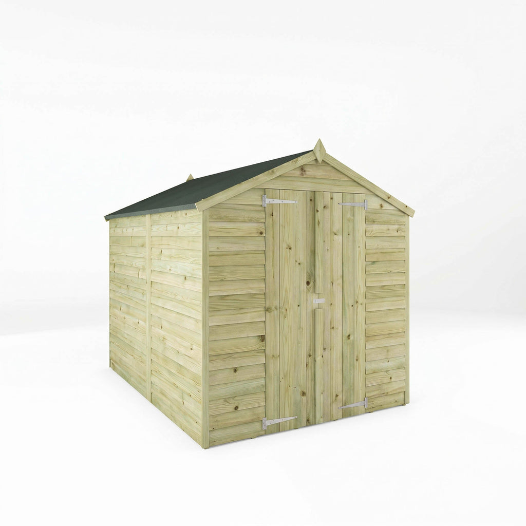 Mercia Overlap Apex double door windowless