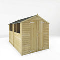 Mercia Overlap Apex shed 10x6 with window