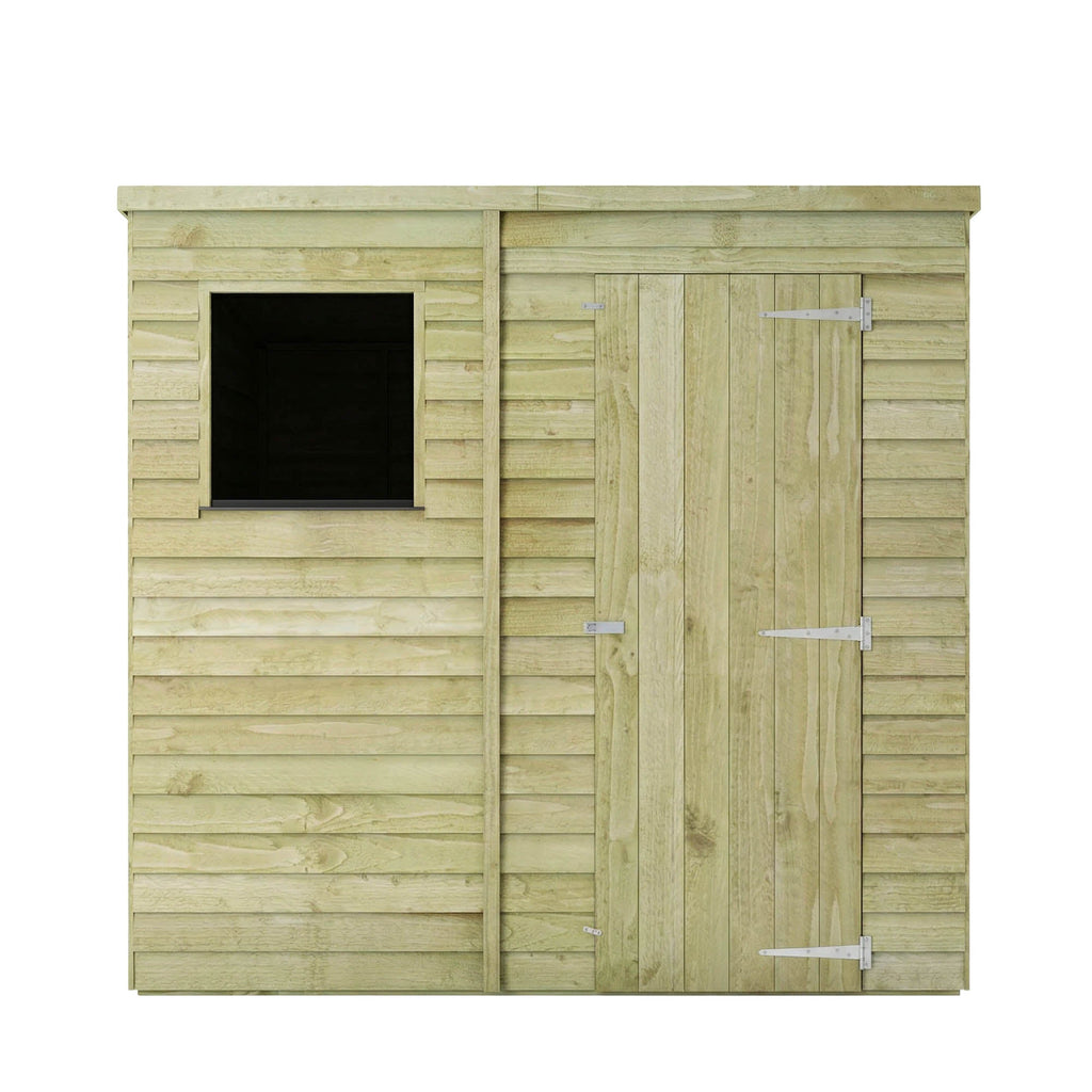 Mercia Overlap Pent shed front